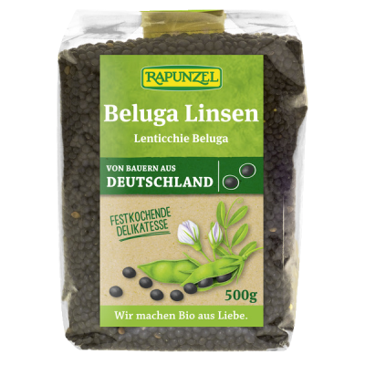 Linsen Beluga schwarz (500gr)